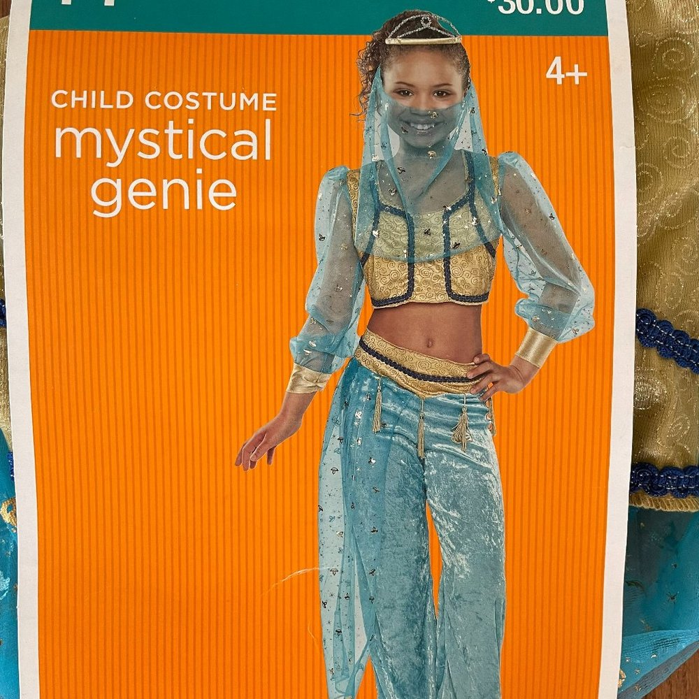 Mystical Genie Costume for Girls Halloween or Role Play - Girls Medium (NWT)